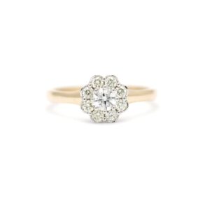 moderne entourage diamant ring Lonneke goudsmid Best