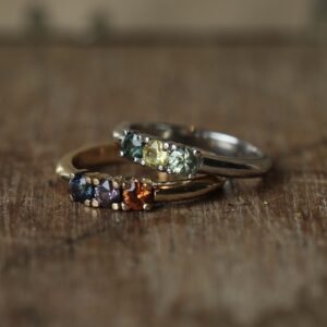 Atelier Oranjestraat Collectie saffier ringen